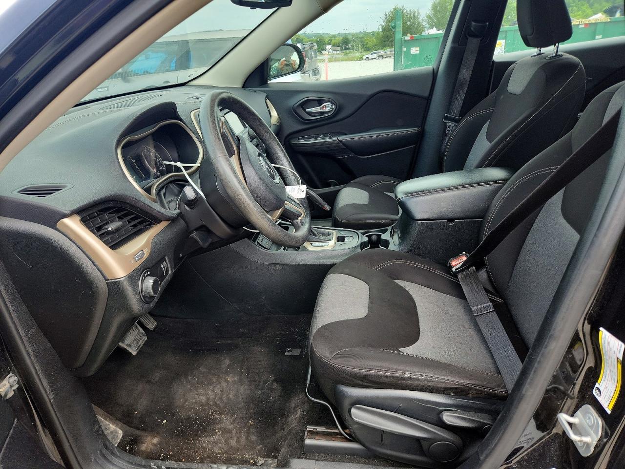 2014 Jeep Cherokee Sport Black vin: 1C4PJLAB1EW241549