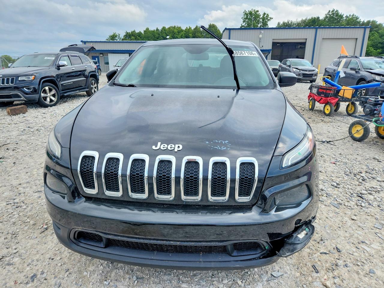 2014 Jeep Cherokee Sport Black vin: 1C4PJLAB1EW241549