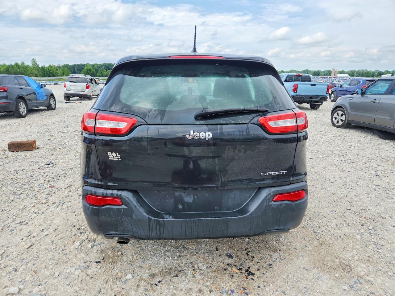 2014 Jeep Cherokee Sport Black vin: 1C4PJLAB1EW241549