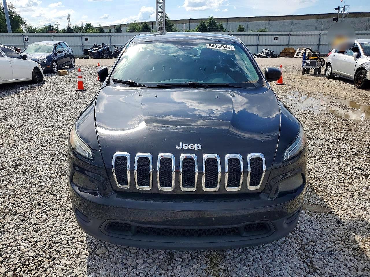 2014 Jeep Cherokee Sport Black vin: 1C4PJLAB2EW262040