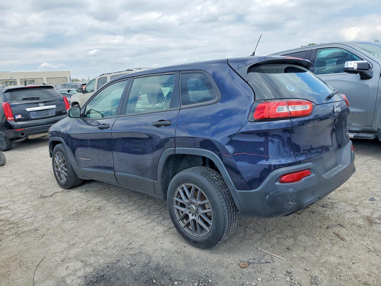 2014 Jeep Cherokee Sport Blue vin: 1C4PJLAB2EW301791