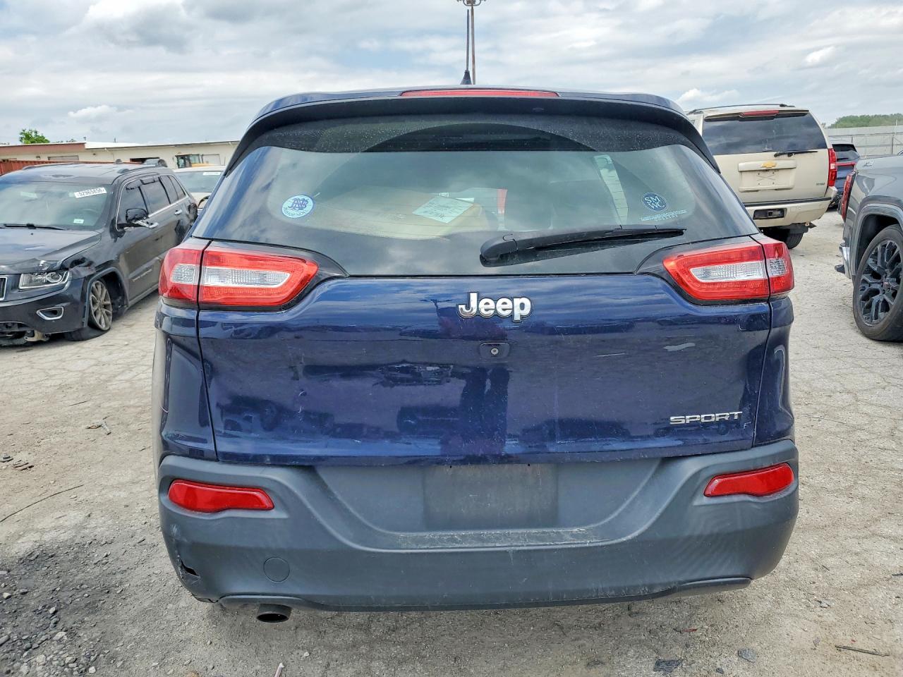 2014 Jeep Cherokee Sport Blue vin: 1C4PJLAB2EW301791