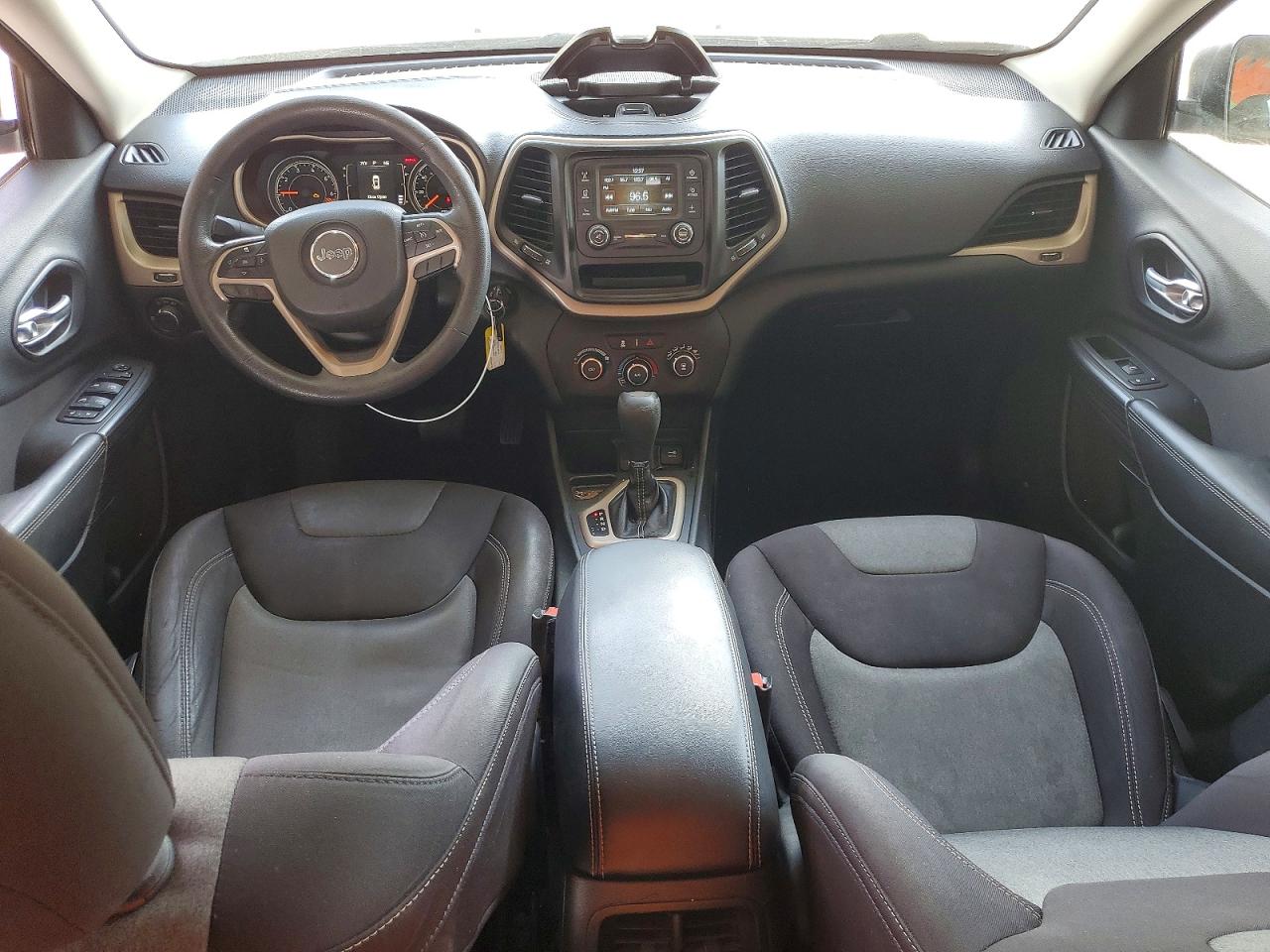 2015 Jeep Cherokee Sport White vin: 1C4PJLAB2FW554224
