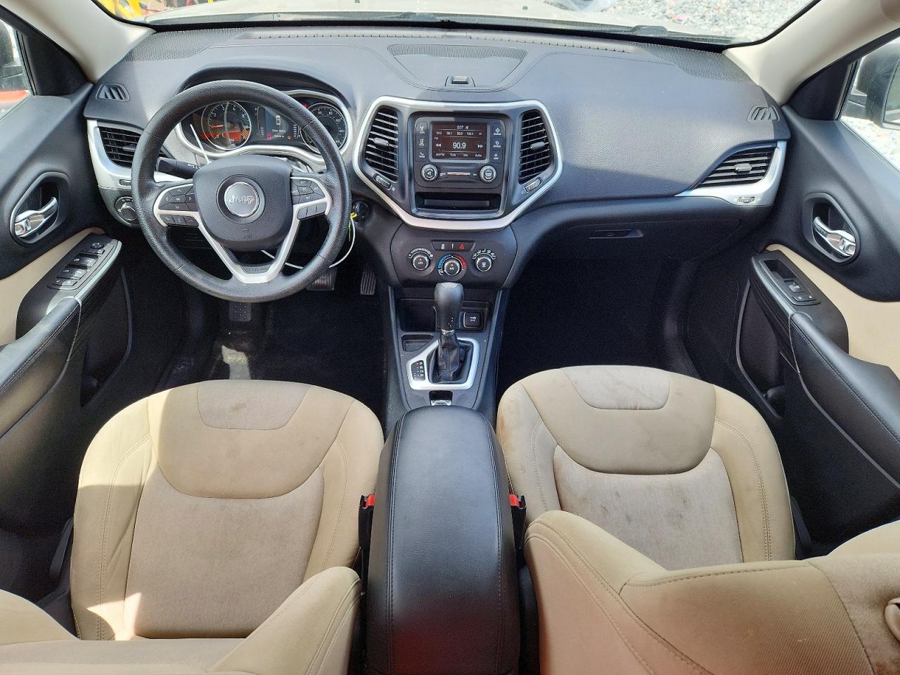 2015 Jeep Cherokee Sport Tan vin: 1C4PJLAB2FW596585