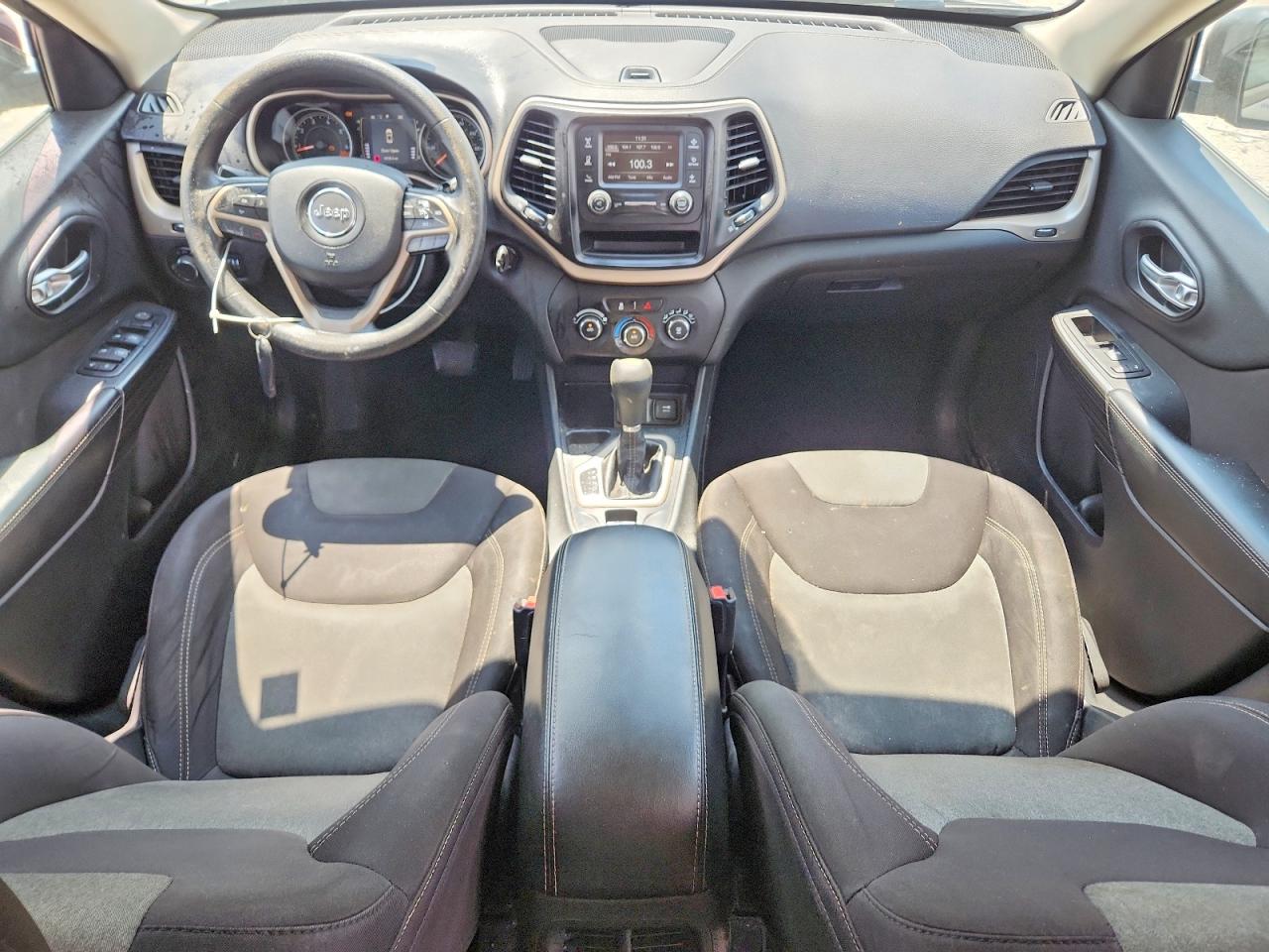 2015 Jeep Cherokee Sport Silver vin: 1C4PJLAB2FW760174