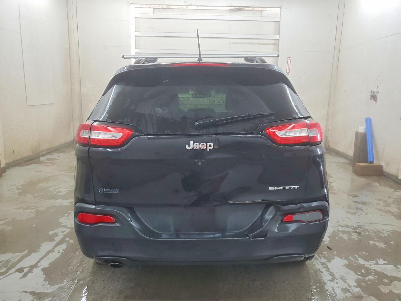 2017 Jeep Cherokee Sport Black vin: 1C4PJLAB2HW641897