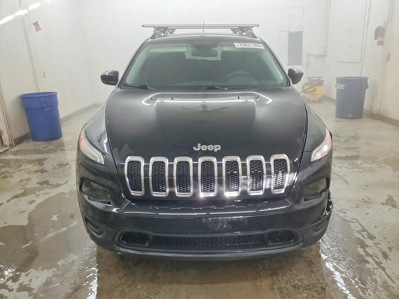 2017 Jeep Cherokee Sport Black vin: 1C4PJLAB2HW641897