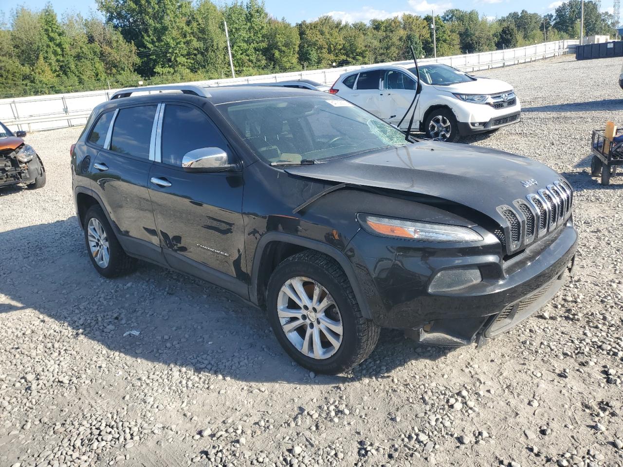 2015 Jeep Cherokee Sport Black vin: 1C4PJLAB3FW620411