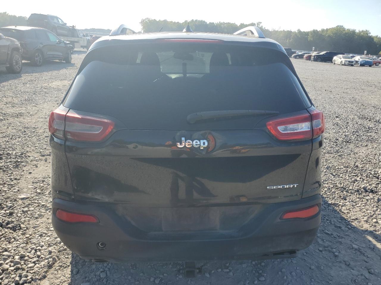 2015 Jeep Cherokee Sport Black vin: 1C4PJLAB3FW620411