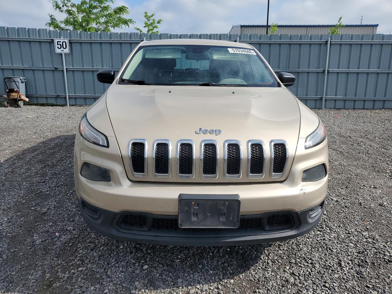 2015 Jeep Cherokee Sport Tan vin: 1C4PJLAB3FW759969