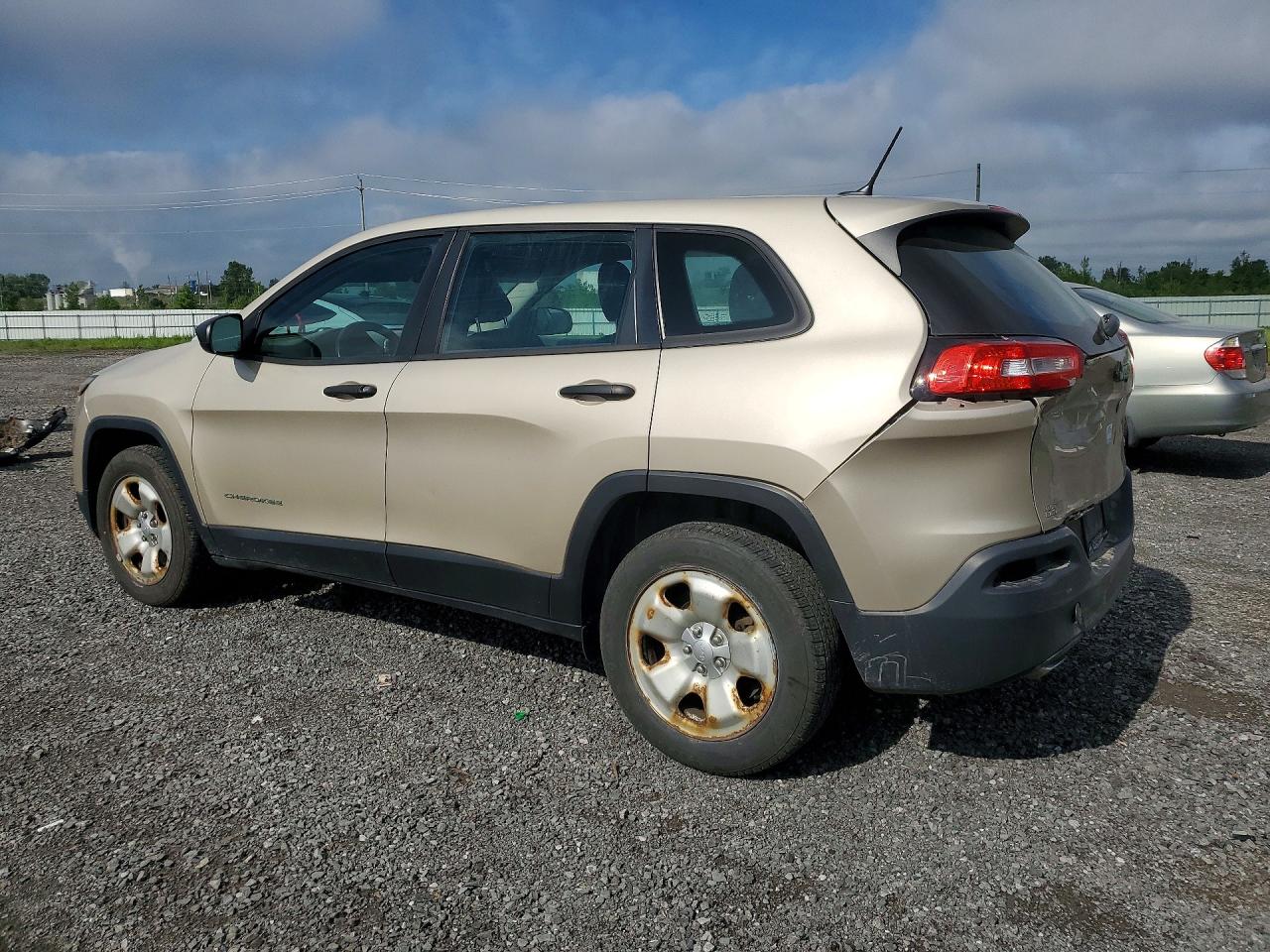 2015 Jeep Cherokee Sport Tan vin: 1C4PJLAB3FW759969