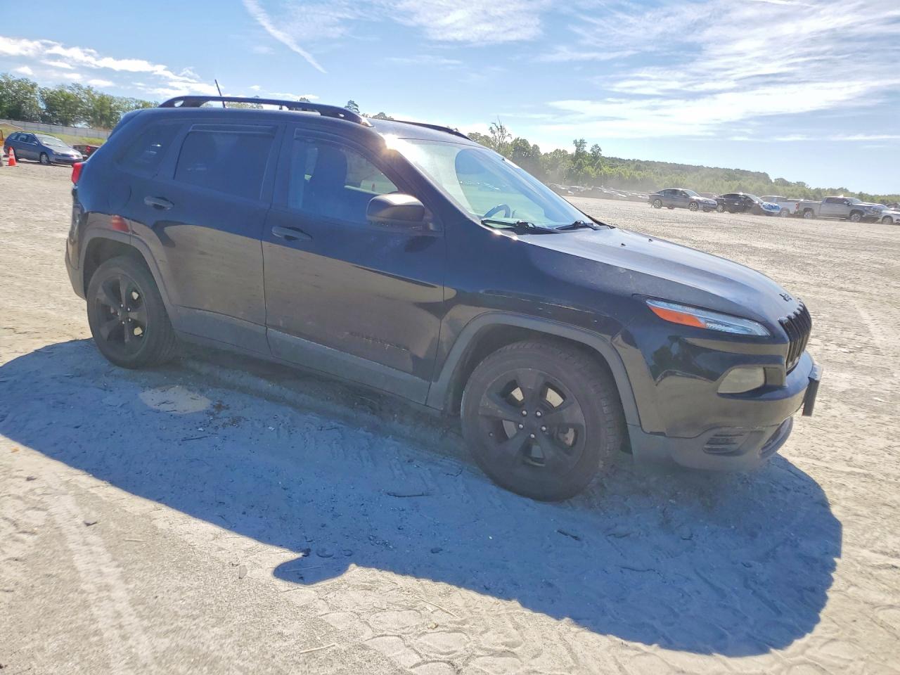 2017 Jeep Cherokee Sport Black vin: 1C4PJLAB3HW662547
