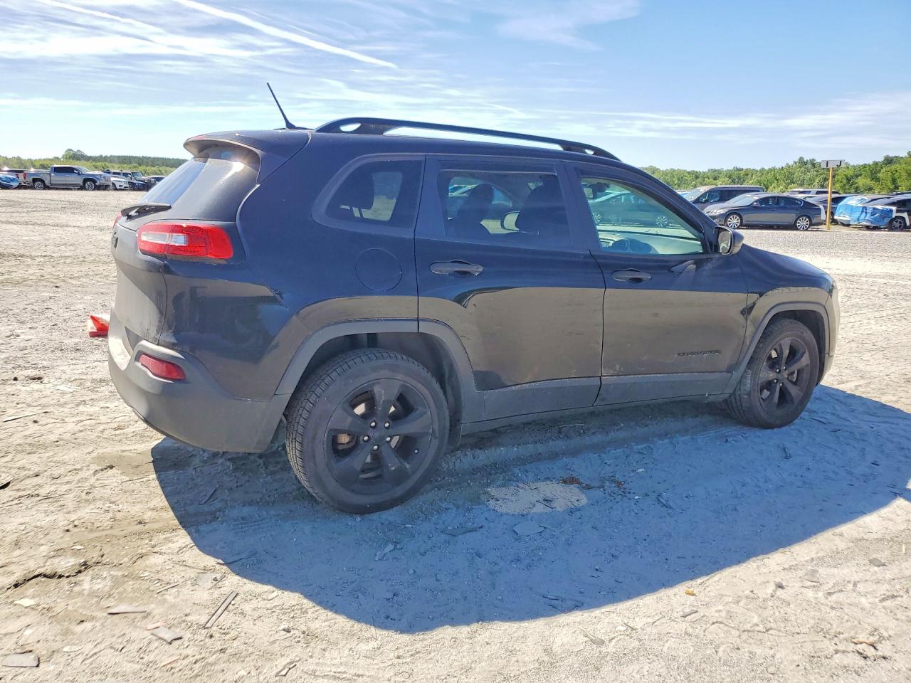 2017 Jeep Cherokee Sport Black vin: 1C4PJLAB3HW662547