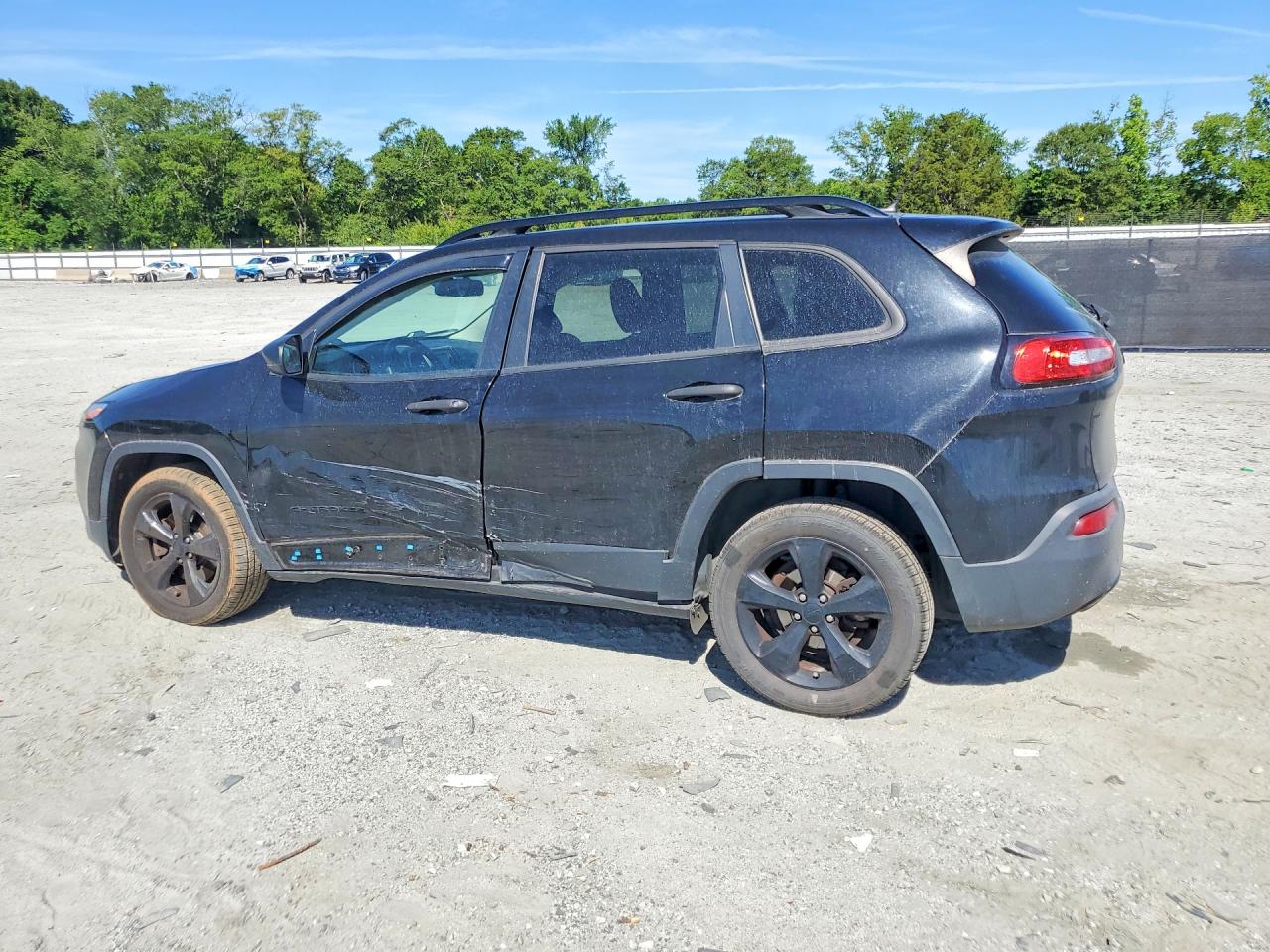2017 Jeep Cherokee Sport Black vin: 1C4PJLAB3HW662547