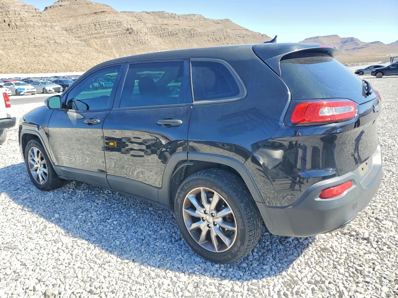 2016 Jeep Cherokee Sport Black vin: 1C4PJLAB4GW161214