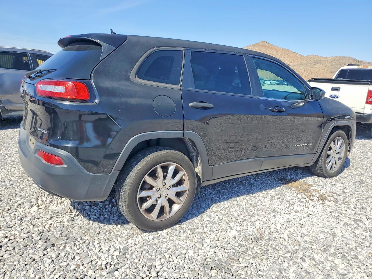 2016 Jeep Cherokee Sport Black vin: 1C4PJLAB4GW161214