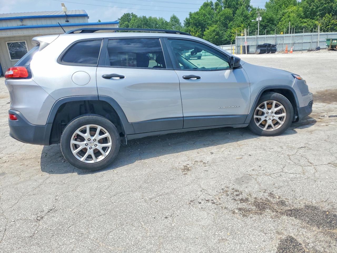 2017 Jeep Cherokee Sport Gray vin: 1C4PJLAB4HW663271