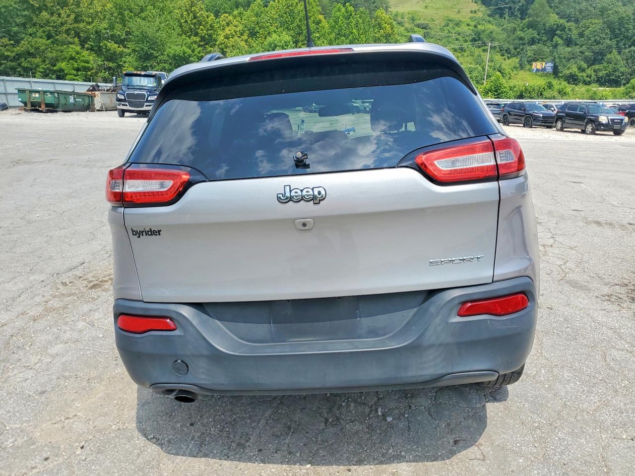 2017 Jeep Cherokee Sport Gray vin: 1C4PJLAB4HW663271