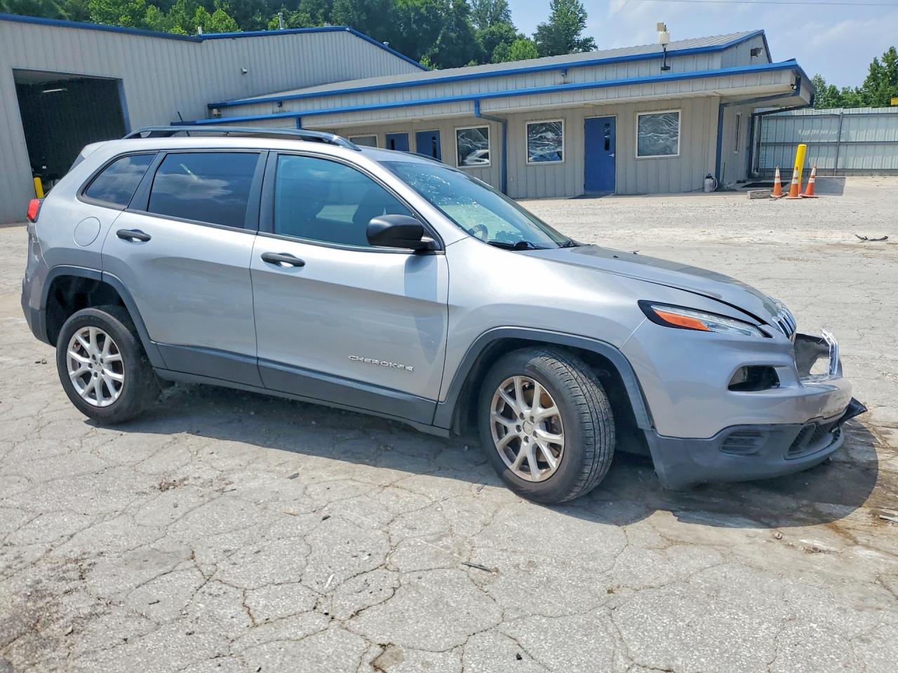 2017 Jeep Cherokee Sport Gray vin: 1C4PJLAB4HW663271