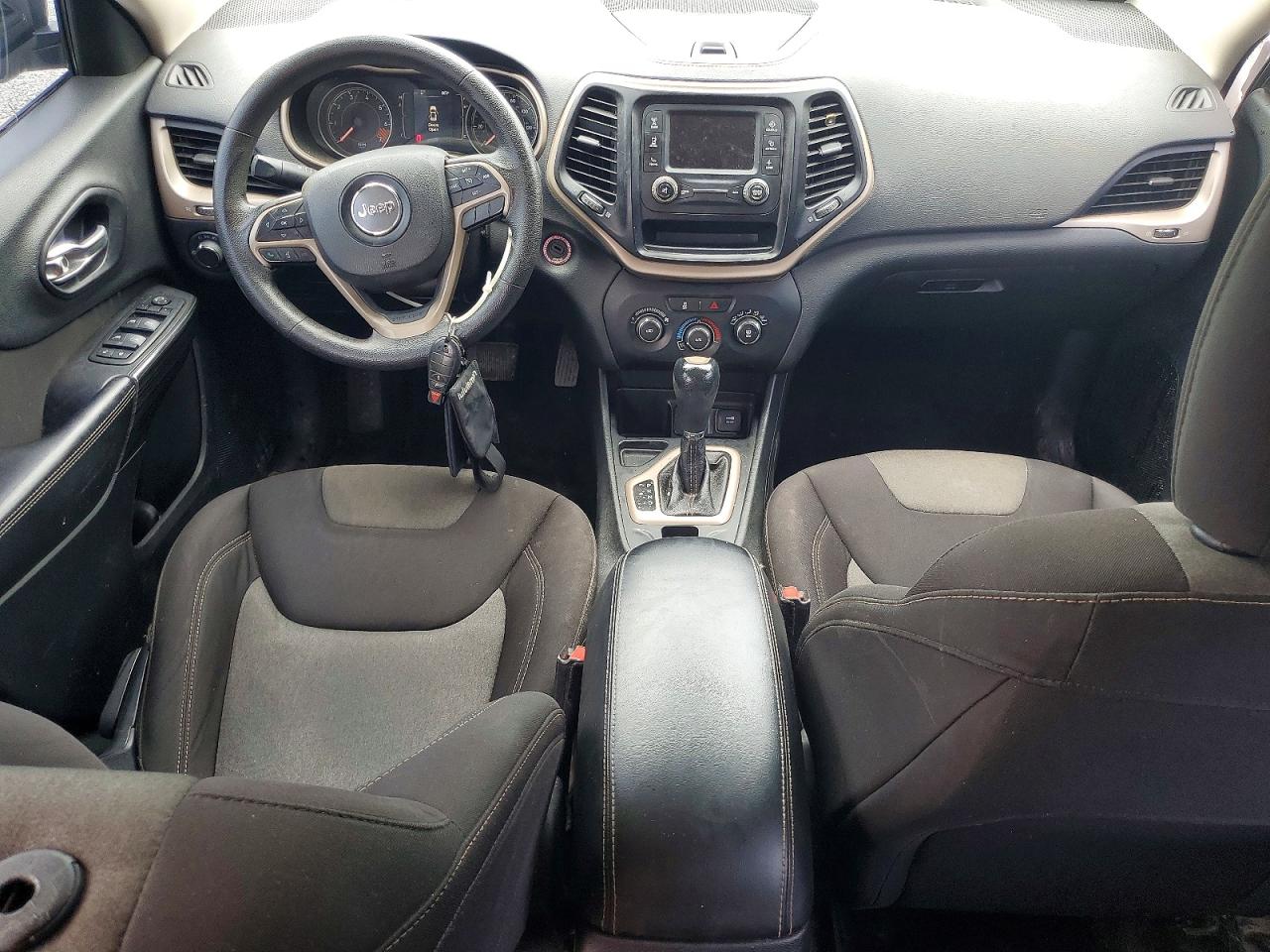 2014 Jeep Cherokee Sport White vin: 1C4PJLAB5EW232109