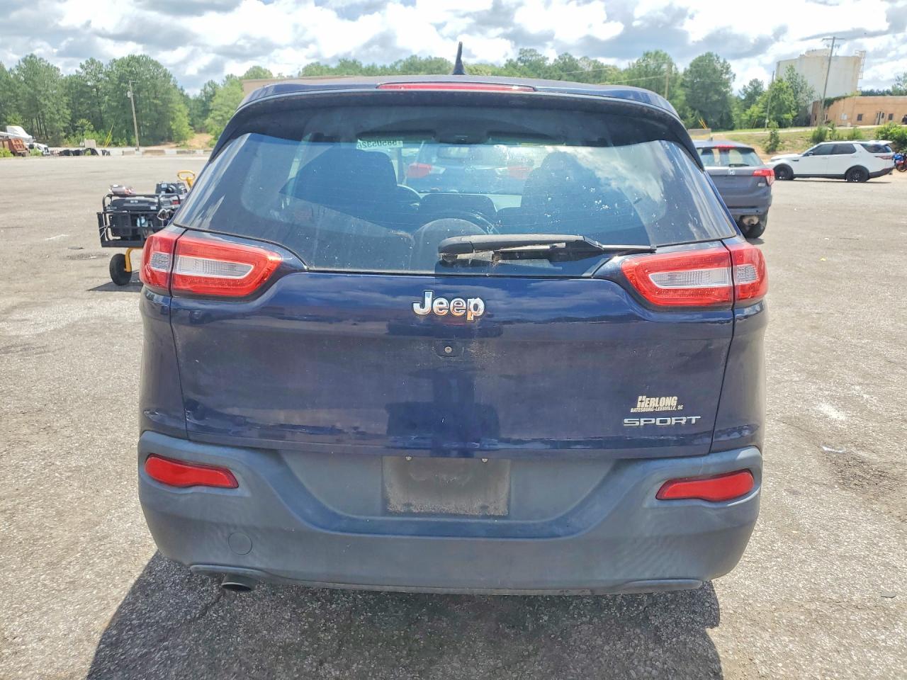 2014 Jeep Cherokee Sport Blue vin: 1C4PJLAB5EW249332