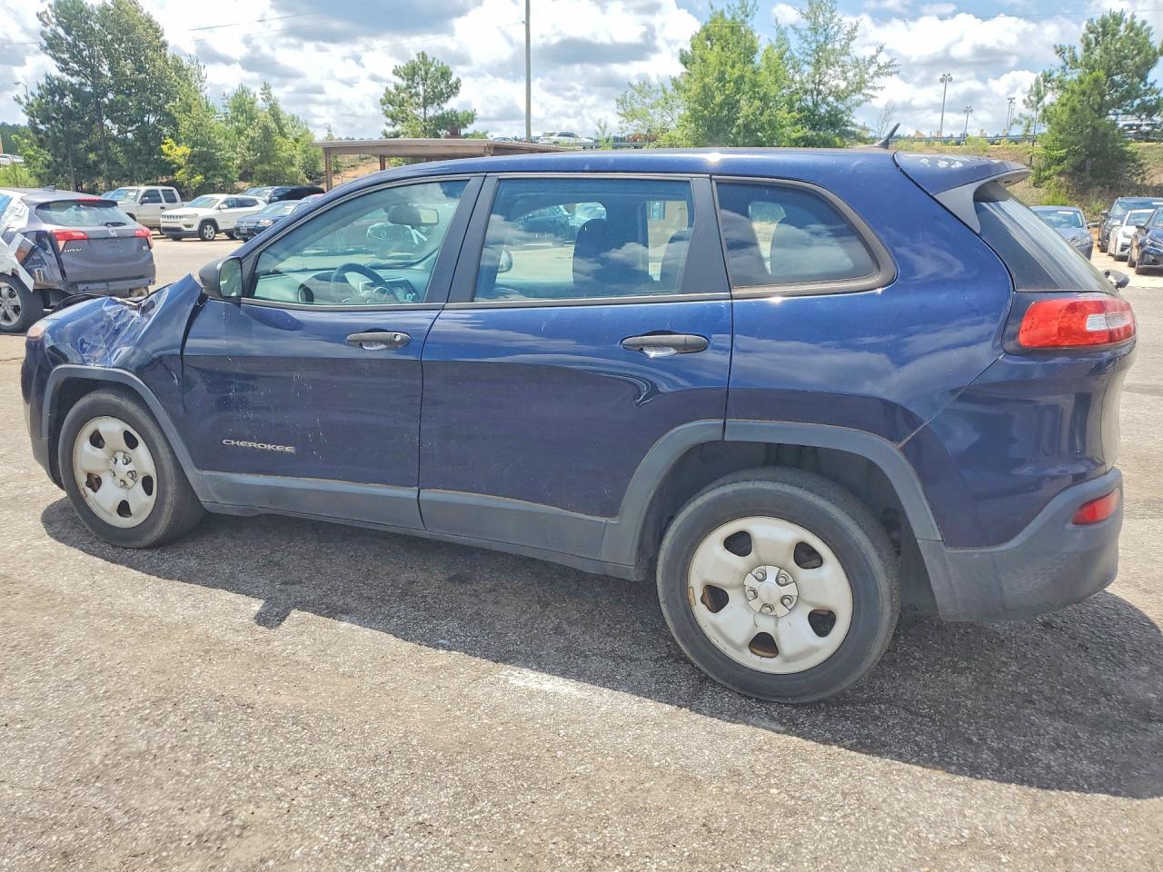 2014 Jeep Cherokee Sport Blue vin: 1C4PJLAB5EW249332