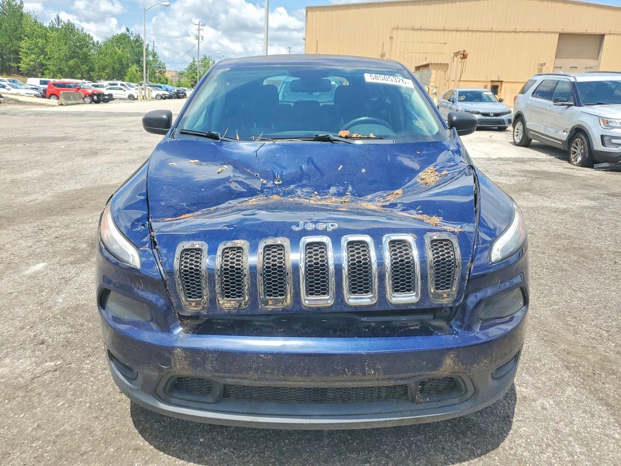 2014 Jeep Cherokee Sport Blue vin: 1C4PJLAB5EW249332