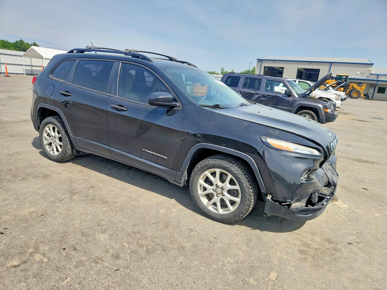 2015 Jeep Cherokee Sport Black vin: 1C4PJLAB5FW761514