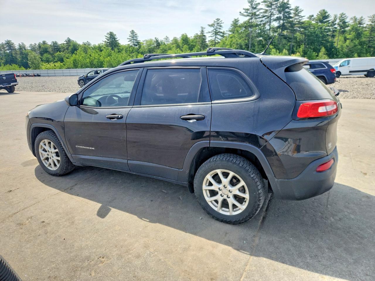2015 Jeep Cherokee Sport Black vin: 1C4PJLAB5FW761514
