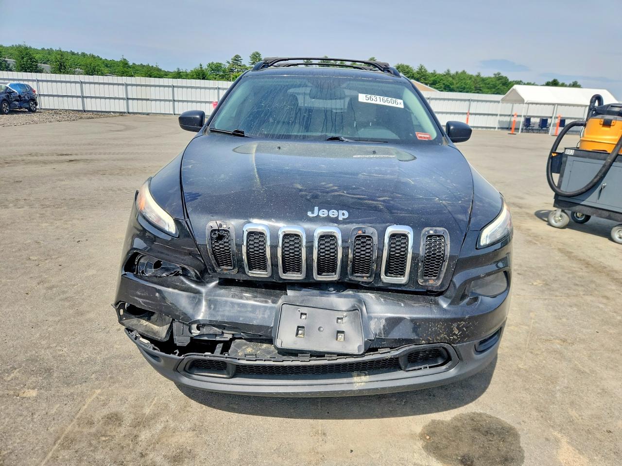 2015 Jeep Cherokee Sport Black vin: 1C4PJLAB5FW761514