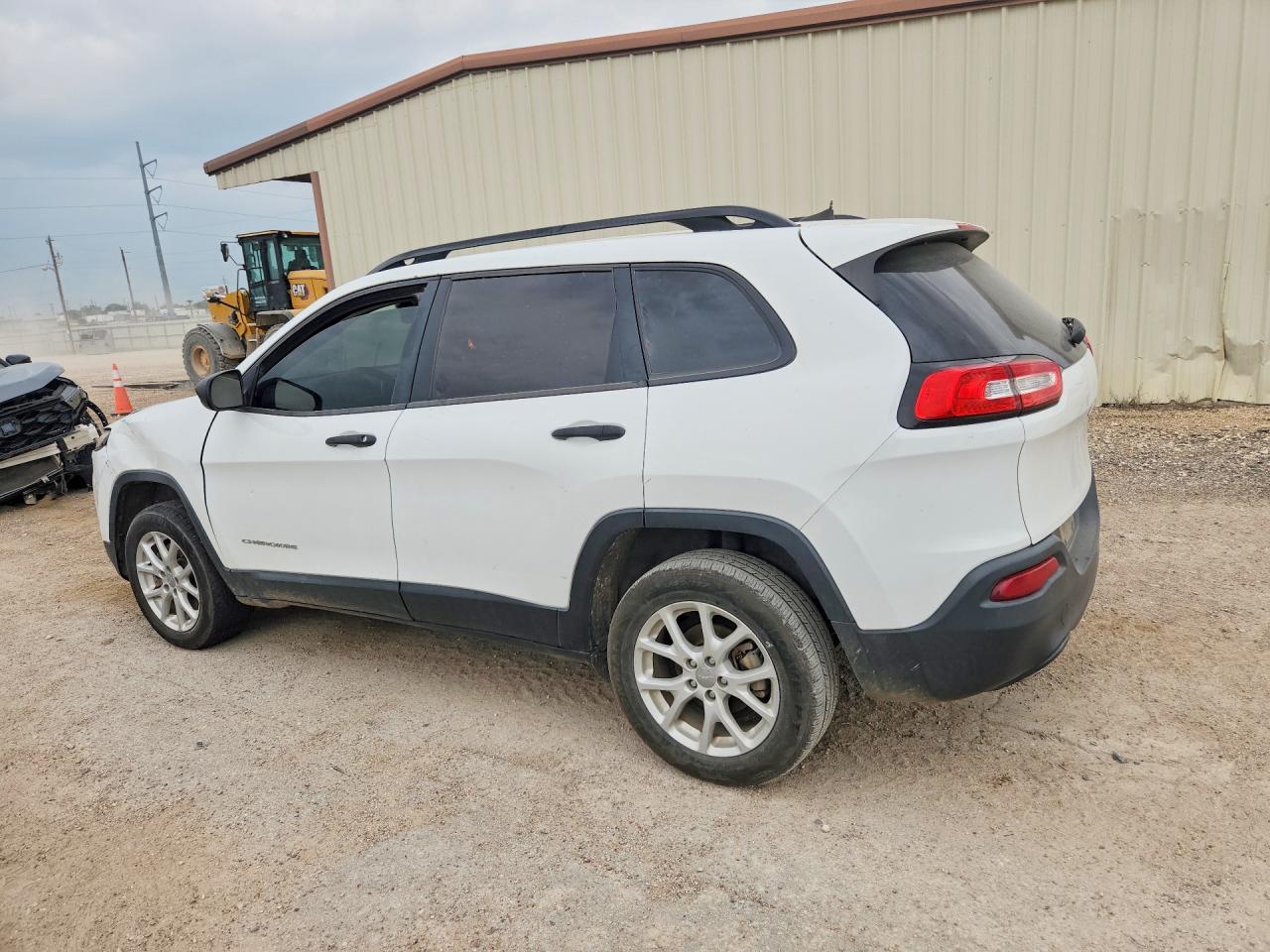2016 Jeep Cherokee Sport White vin: 1C4PJLAB5GW302355