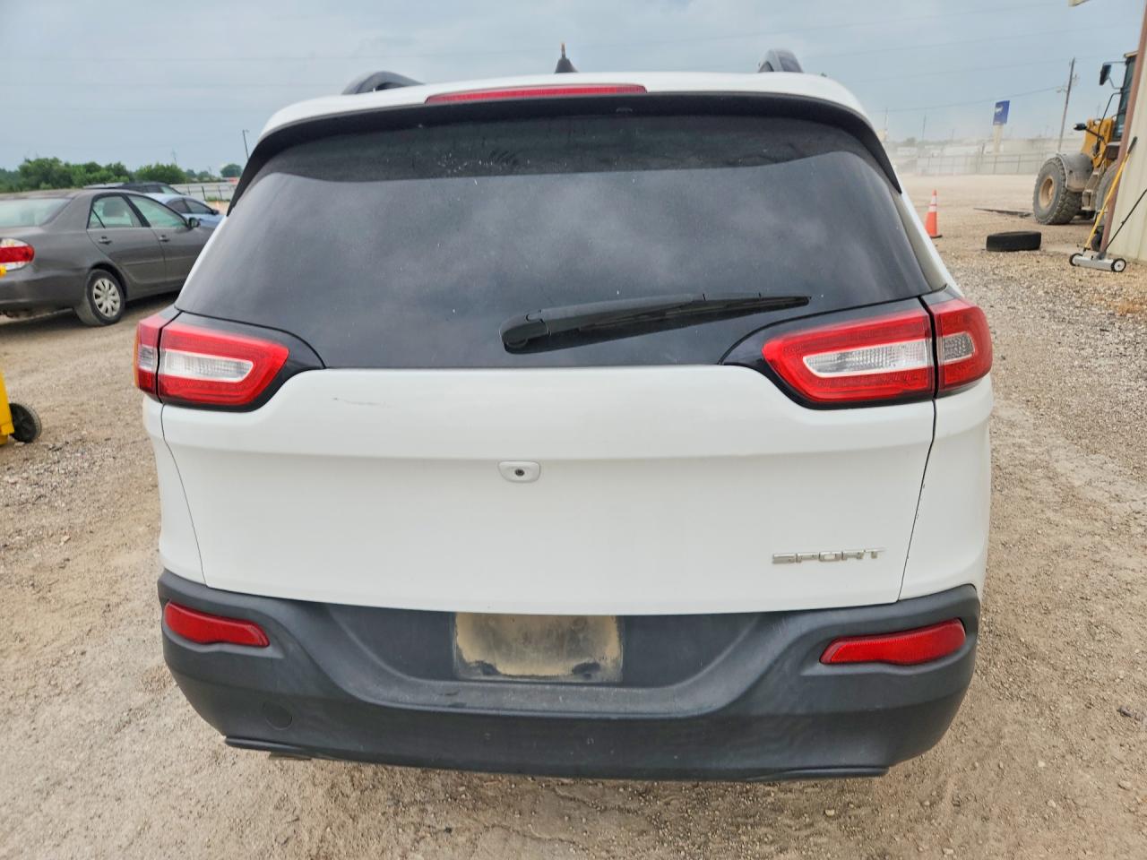 2016 Jeep Cherokee Sport White vin: 1C4PJLAB5GW302355