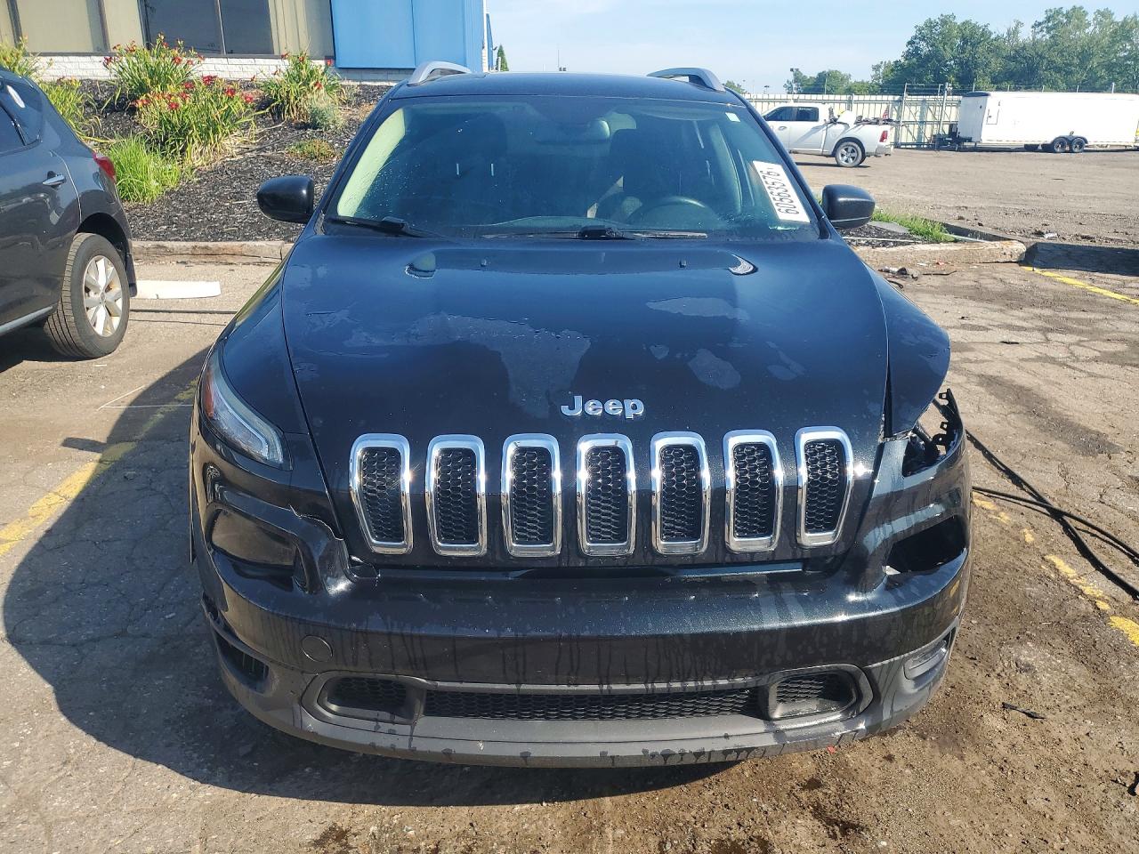 2015 Jeep Cherokee Sport Black vin: 1C4PJLAB7FW620587