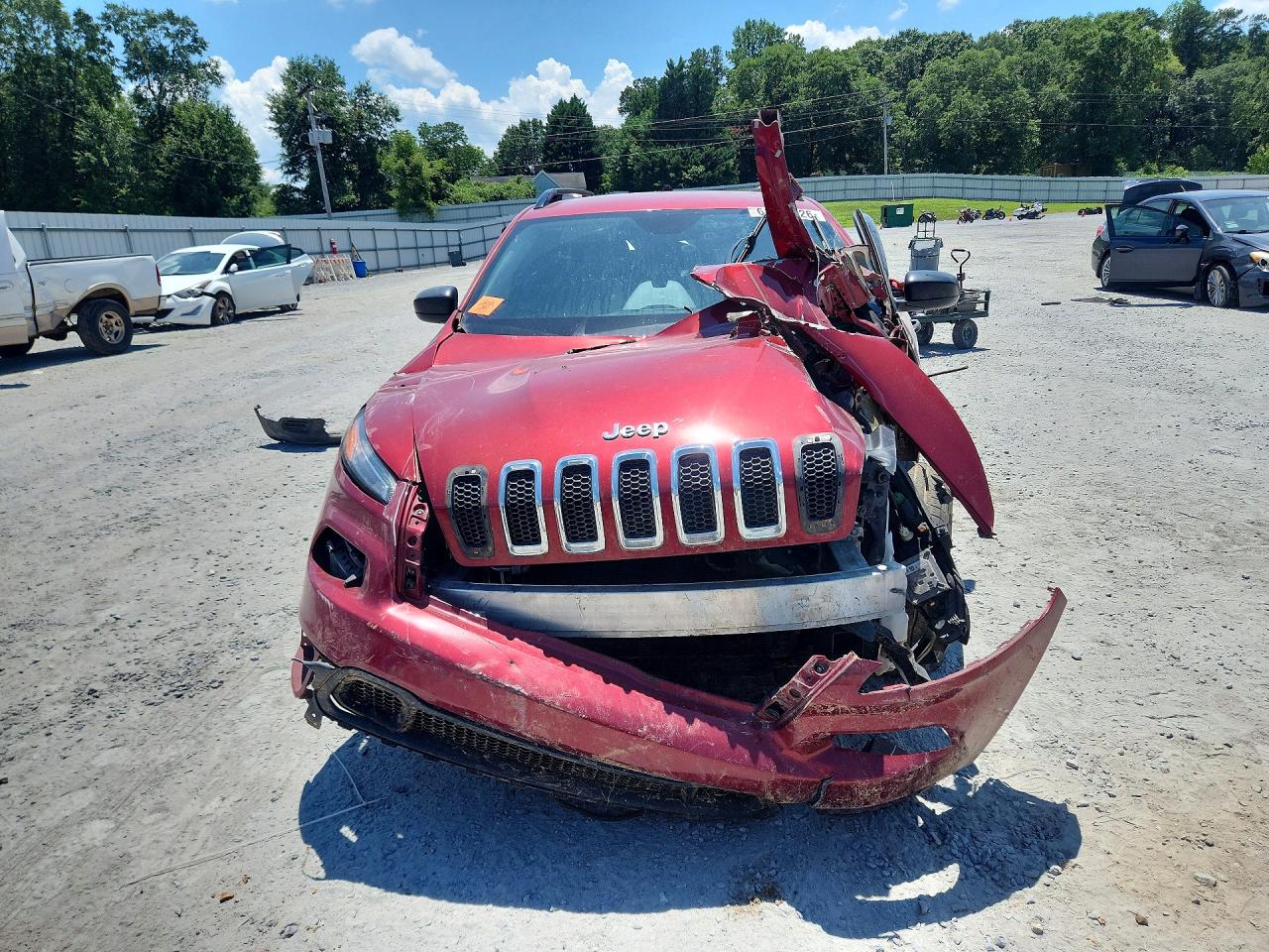 2015 Jeep Cherokee Sport Red vin: 1C4PJLAB7FW700973