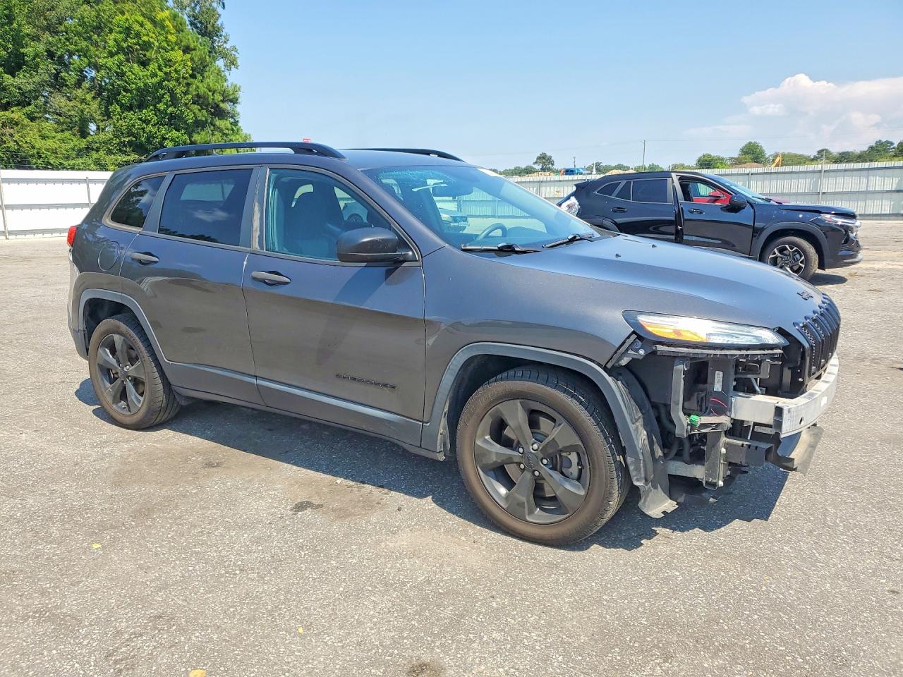 2017 Jeep Cherokee Sport Gray vin: 1C4PJLAB7HW507905