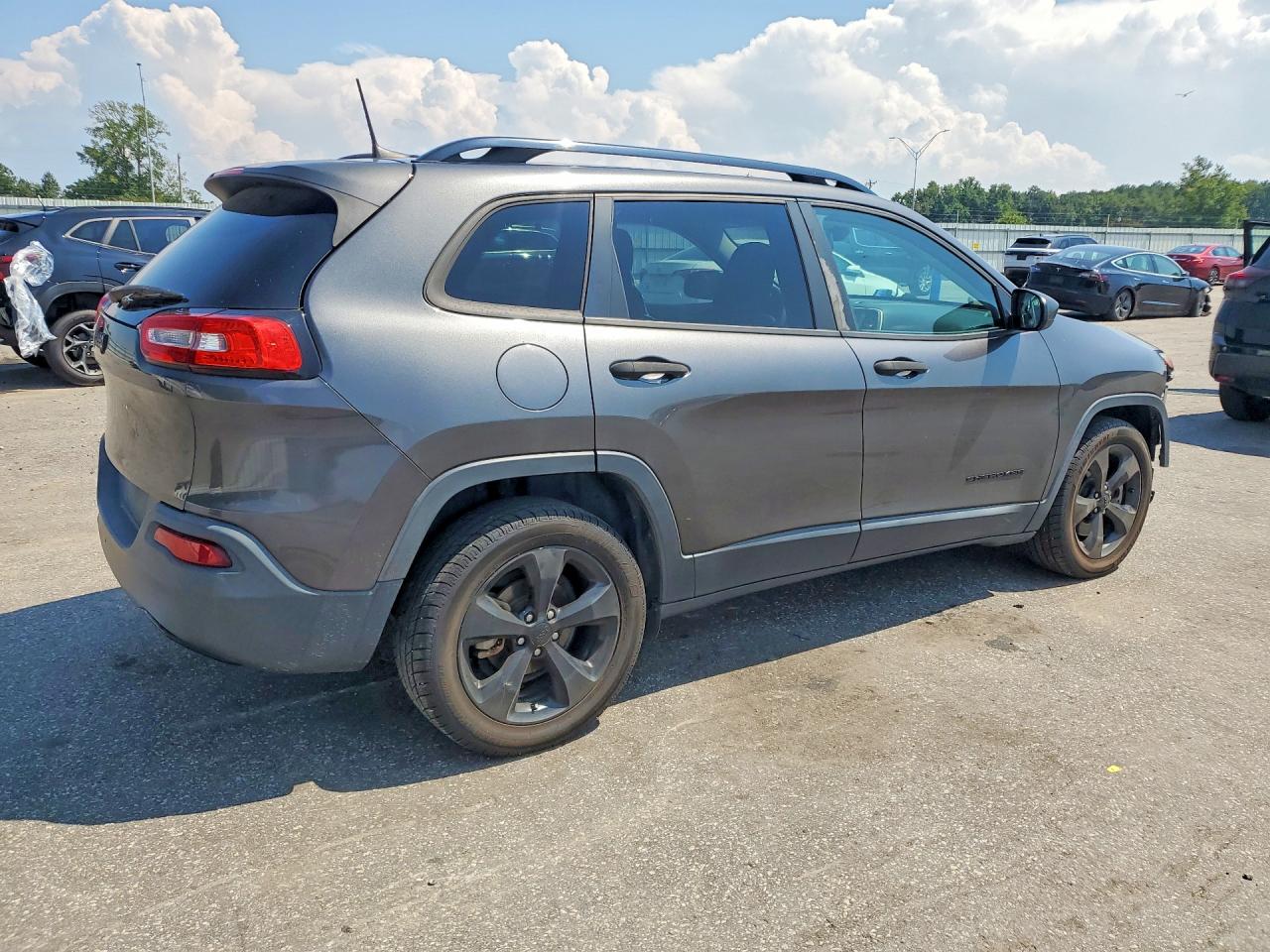 2017 Jeep Cherokee Sport Gray vin: 1C4PJLAB7HW507905