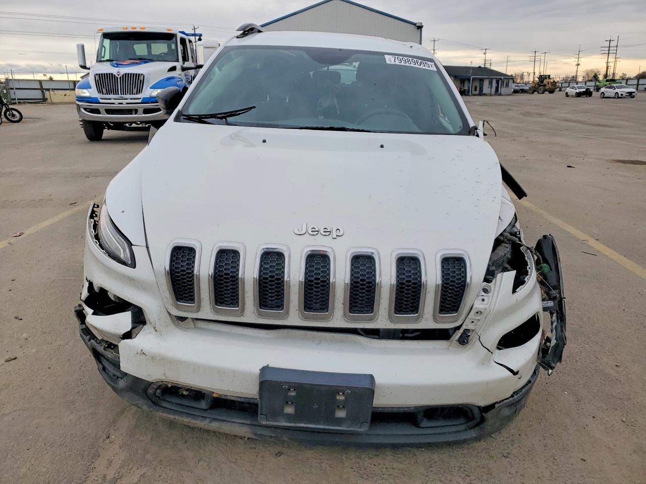 2017 Jeep Cherokee Sport White vin: 1C4PJLAB7HW663250