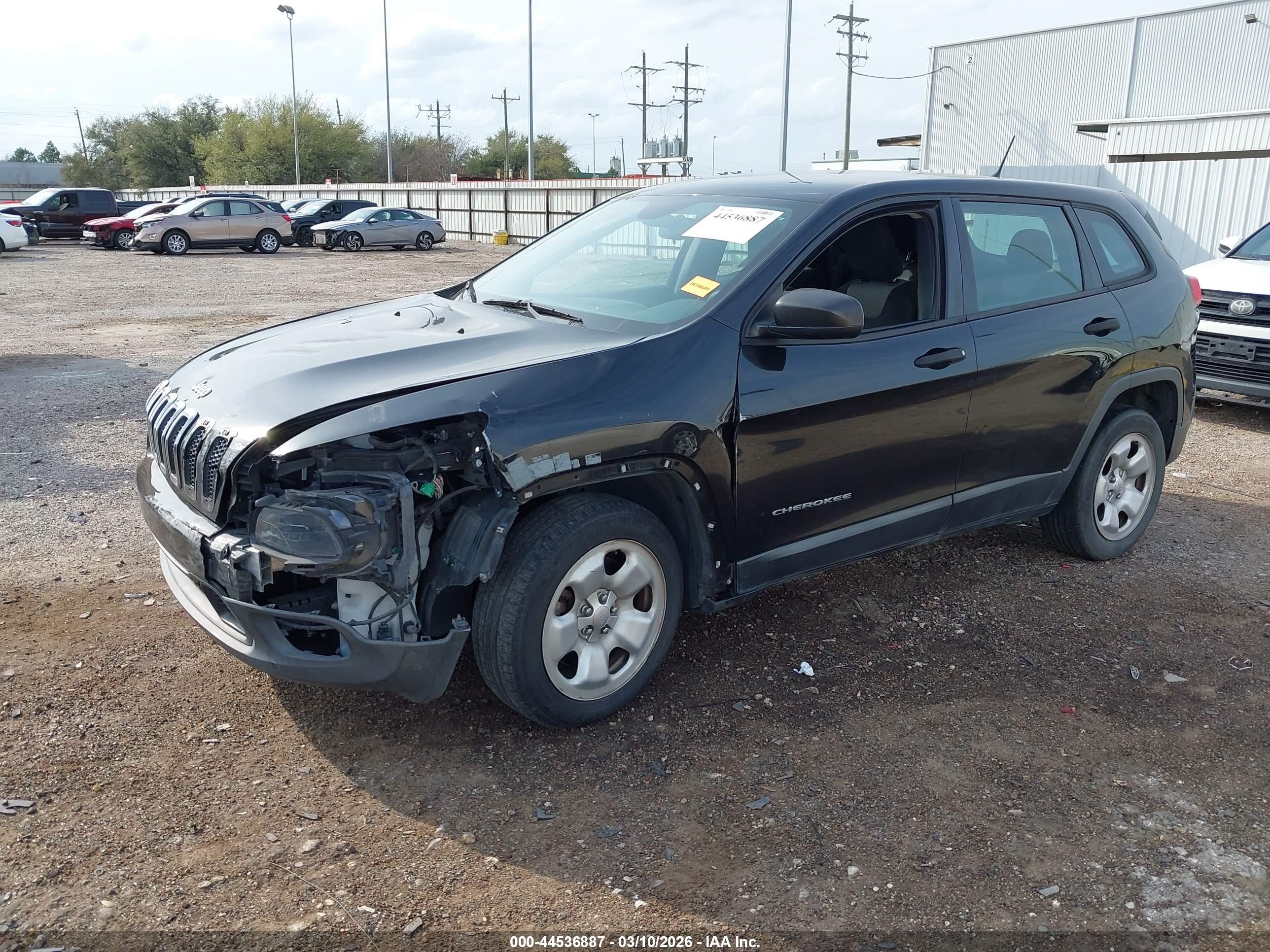 2014 Jeep Cherokee Sport Серый vin: 1C4PJLAB8EW112319