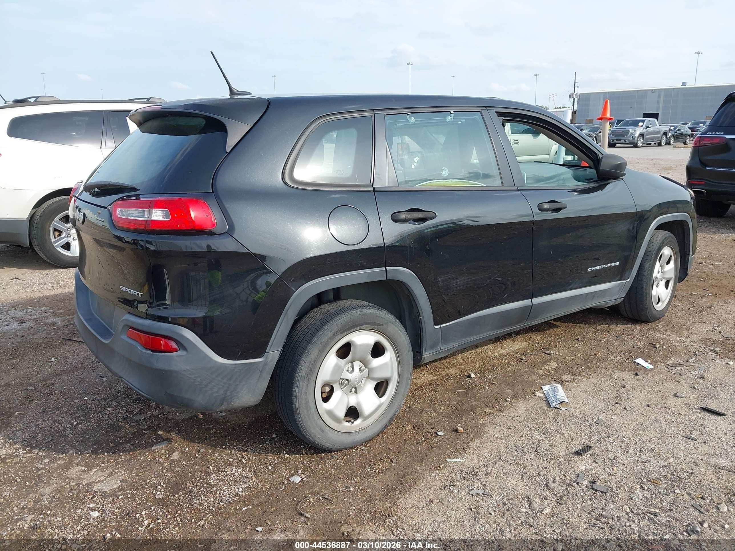 2014 Jeep Cherokee Sport Серый vin: 1C4PJLAB8EW112319