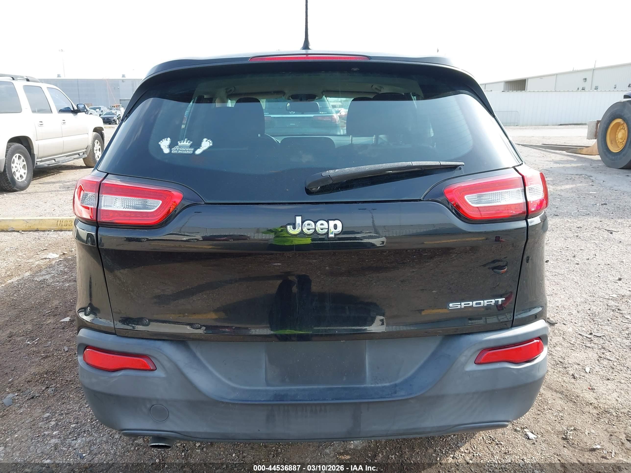 2014 Jeep Cherokee Sport Серый vin: 1C4PJLAB8EW112319