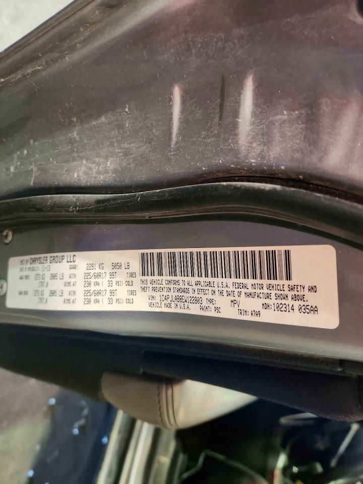 2014 Jeep Cheeroke Silver vin: 1C4PJLAB8EW122803