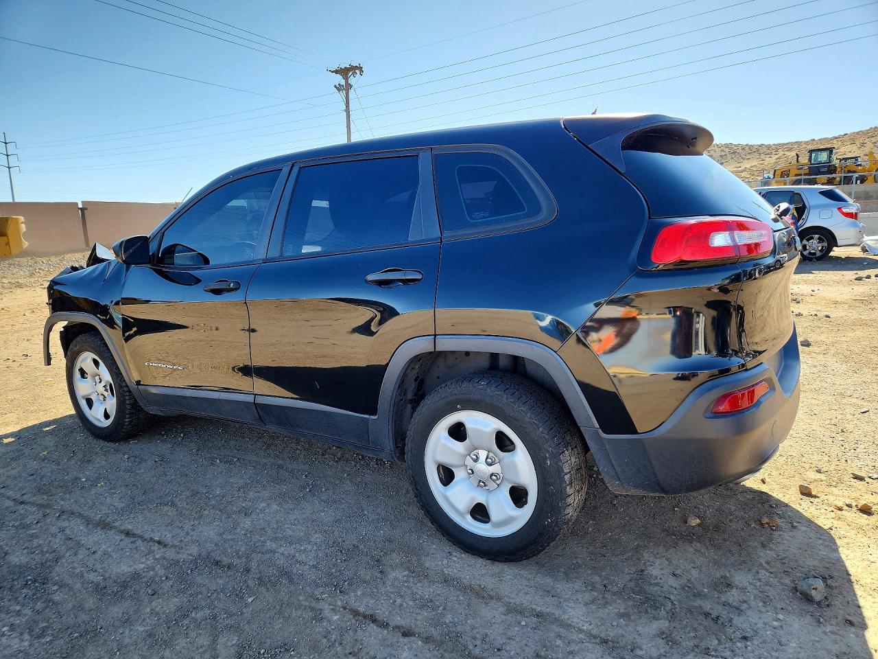 2014 Jeep Cherokee Sport Black vin: 1C4PJLAB8EW163920