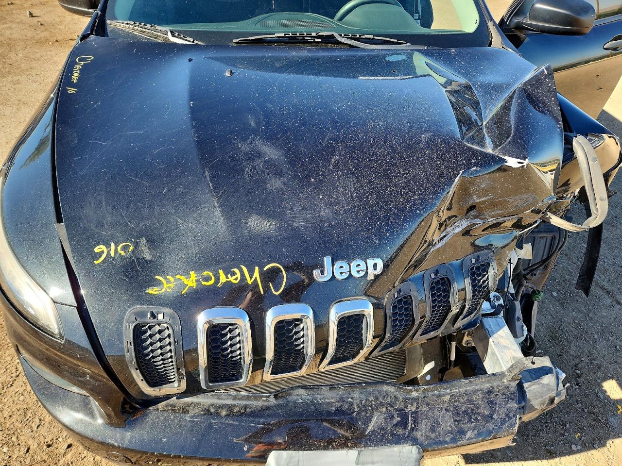 2014 Jeep Cherokee Sport Black vin: 1C4PJLAB8EW163920