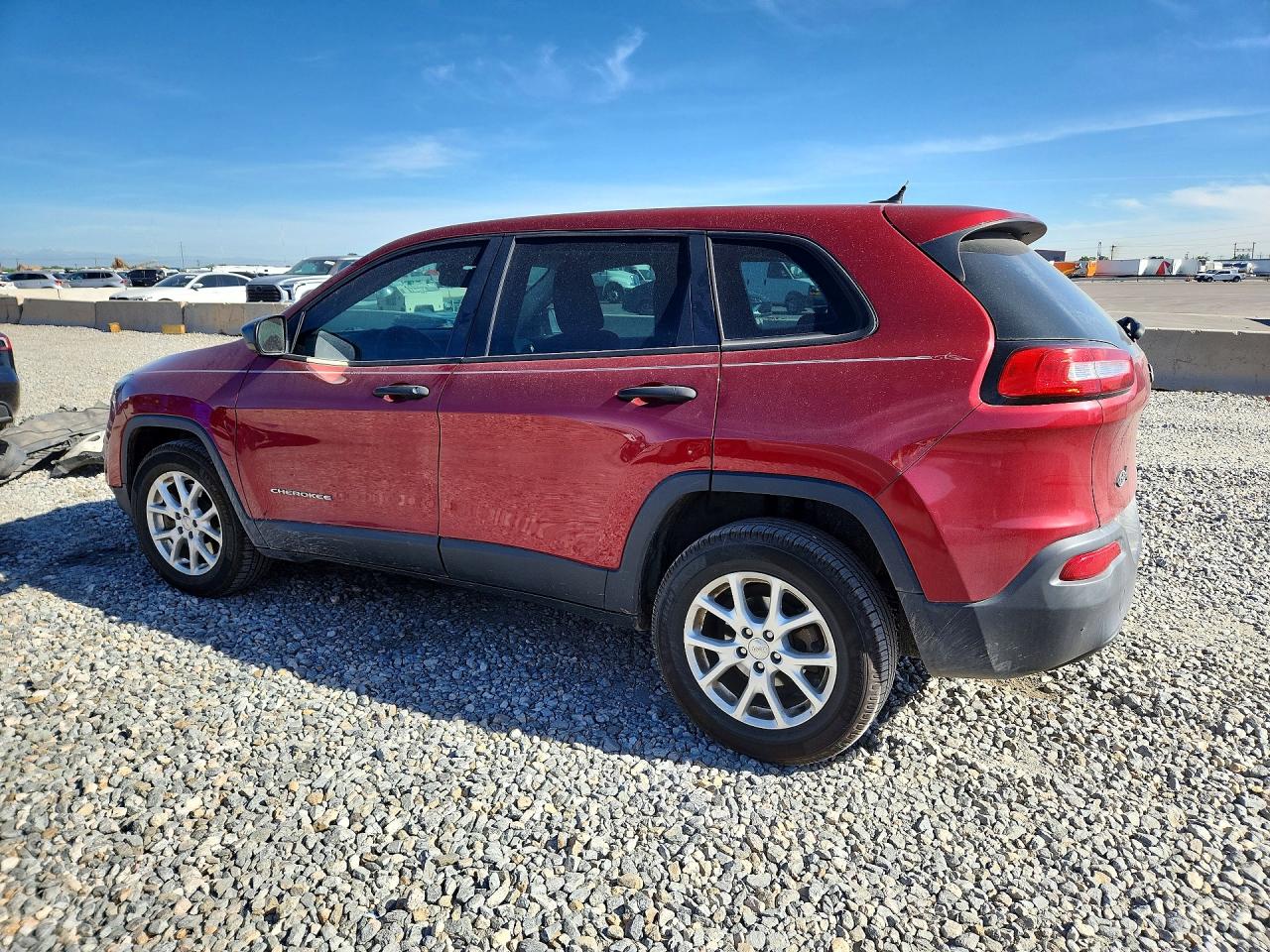 2014 Jeep Cherokee Sport Red vin: 1C4PJLAB8EW249647