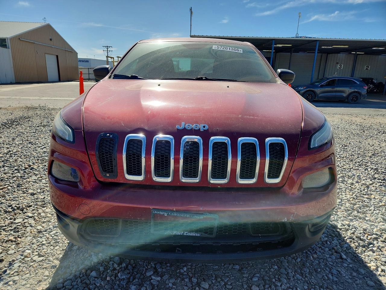 2014 Jeep Cherokee Sport Red vin: 1C4PJLAB8EW249647