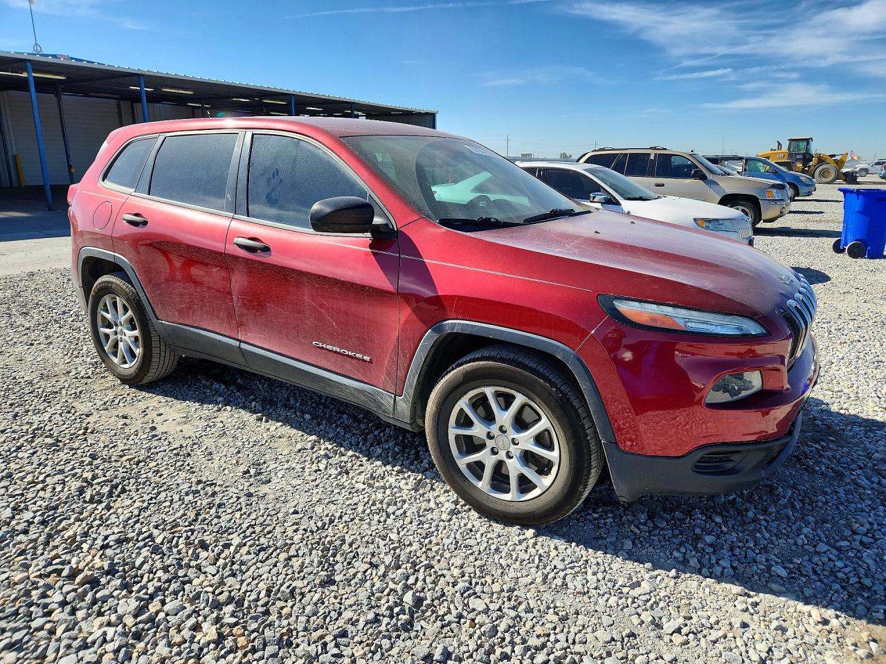 2014 Jeep Cherokee Sport Red vin: 1C4PJLAB8EW249647