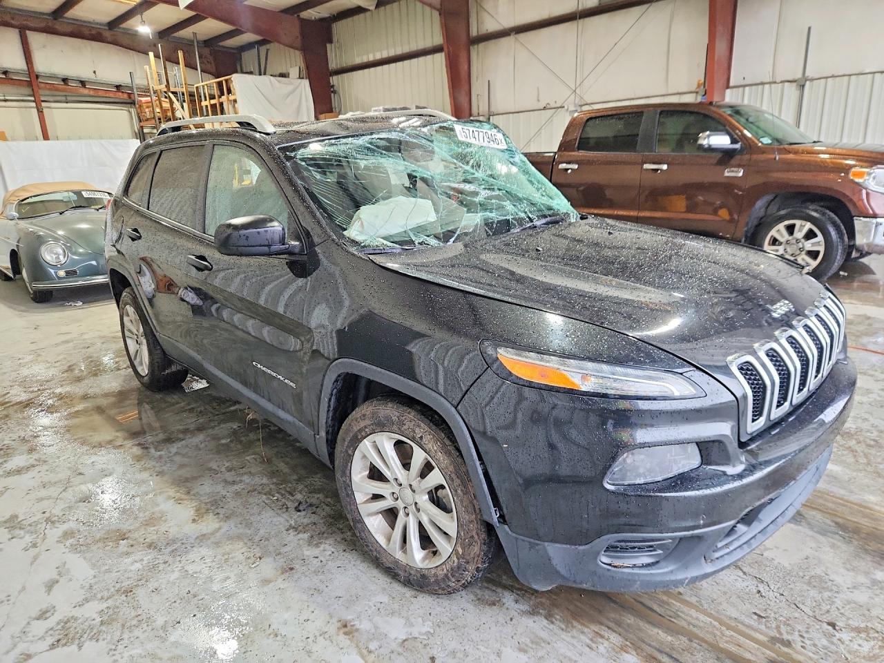 2015 Jeep Cherokee Sport Black vin: 1C4PJLAB8FW608044