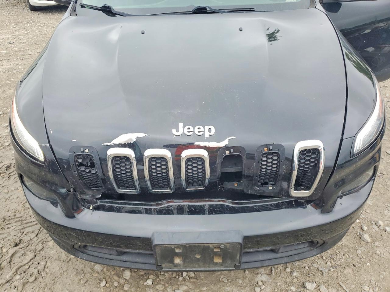 2015 Jeep Cherokee Sport Black vin: 1C4PJLAB8FW612417