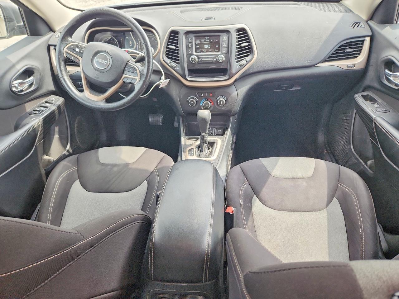 2015 Jeep Cherokee Sport Gray vin: 1C4PJLAB8FW616855