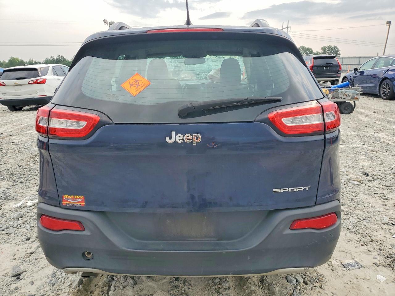 2015 Jeep Cherokee Sport Blue vin: 1C4PJLAB8FW731374